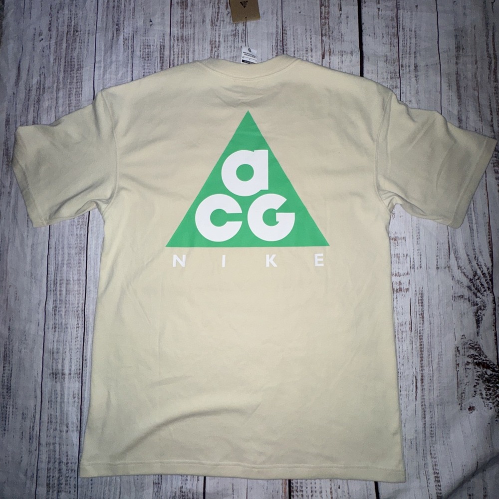 Nike ACG Men's Loose Fit Pale Green T-Shirt Sz Small Dri-FIT M90 NWT HJ0798-229 - Picture 5 of 5